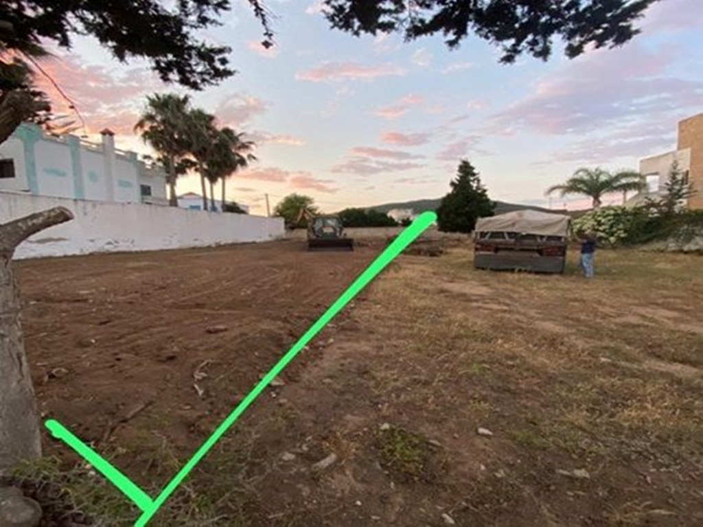 terrain pour villa a vende a cabo negro